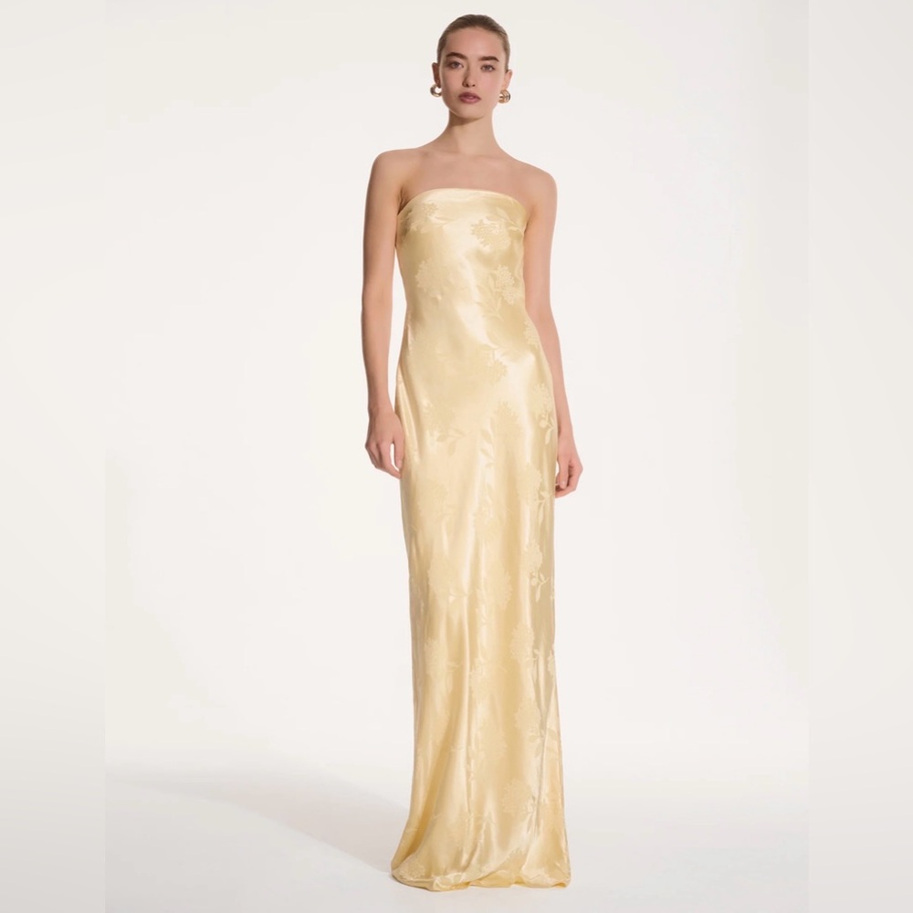 Amdra Maxi Dress in Vintage Yellow